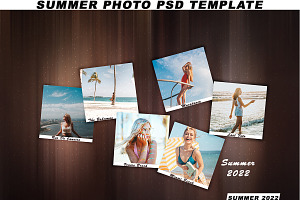 Summer Photo PSD Template