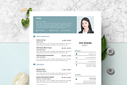 Modern Resume & CV Template, a Resume Template by Hito Graphic (Thumbnail 2 of 8)