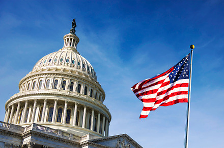 American flag waving featuring usa, flag, and american flag, an Architecture Photo by rarrarorro