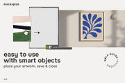 4x5 Oak Wood Frame Mockup Minimal, a Household Mockup by mockupize (Thumbnail 3 of 7)