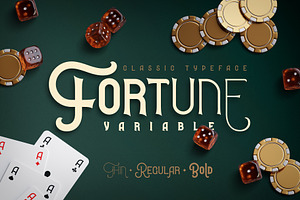 Fortune Variable Font, a Serif Font by Gleb Guralnyk
