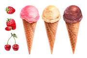 Ice cream illustrations kit, a Food Illustration by Sundra (Thumbnail 3 of 9)