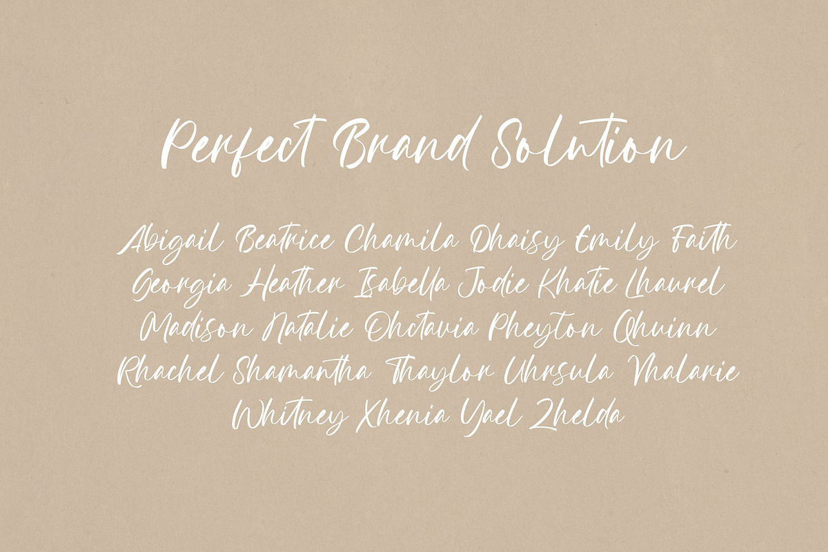 Allendia Modern Script Font, a Script Font by RantautypeStudio (Photo 7 of 15)
