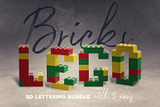 SALE 9 Creative 3D Lettering Sets, a Graphic by TVartworks (Thumbnail 8 of 60)