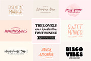 The Lovely Mini Handwritten Bundle, a Handwritten Font by Prestige Artsy Studio (Thumbnail 1 of 9)