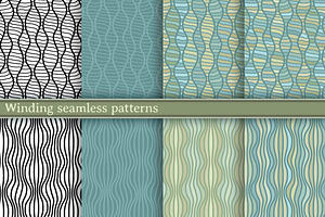 Winding Seamless Patterns