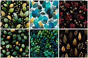 Aesthetic Leaves Seamless Pattern, a Texture Graphic by CitraGraphics (Thumbnail 2 of 6)