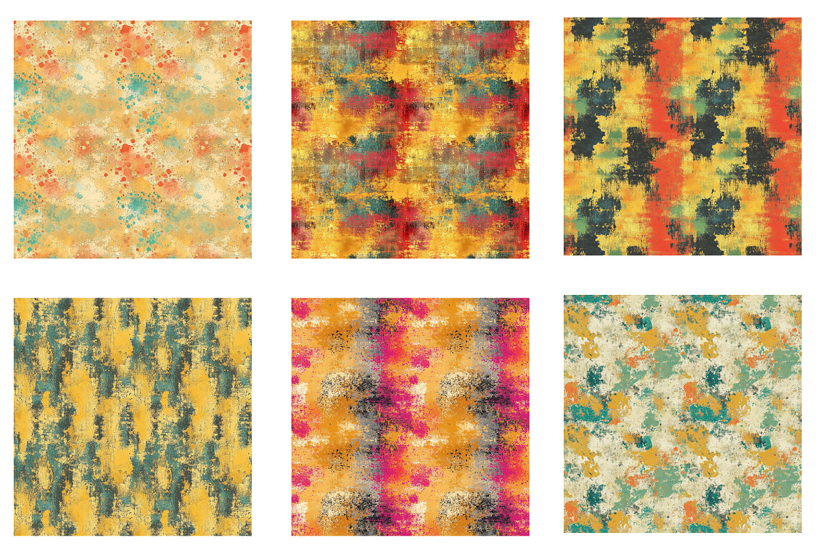 Colorful Grungy Gold Digital Paper, an Illustration by Designworld (Photo 2 of 5)