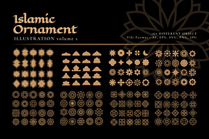 Islamic Badge and Ornament Vol.1, an Object Graphic by Bewalrus Studio