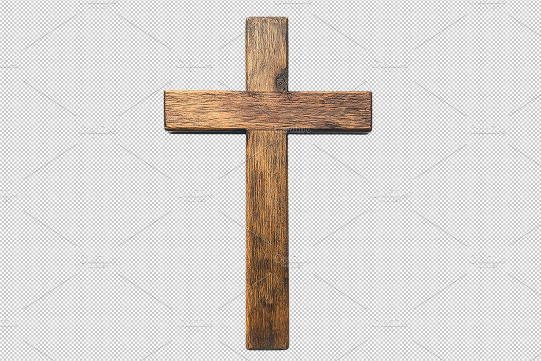 Christian Wooden Cross, a Holiday Photo by VetalStock