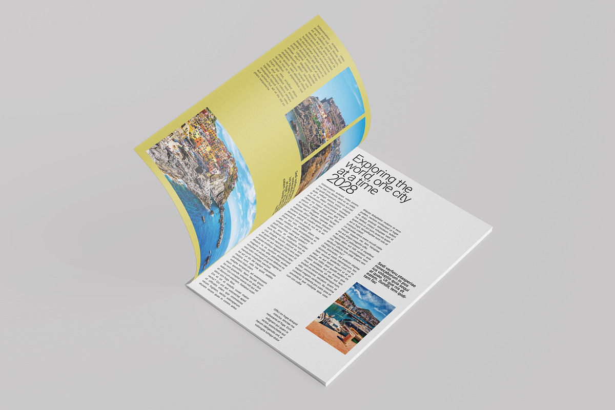 Travel Magazine Template preview 4