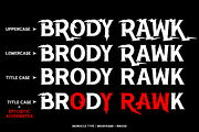Brody Rawk, a Blackletter Font by inumocca_type (Thumbnail 8 of 14)