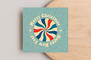Retro Christmas Greeting Cards, a Decorative Illustration by Art's and patterns (Thumbnail 16 of 19)