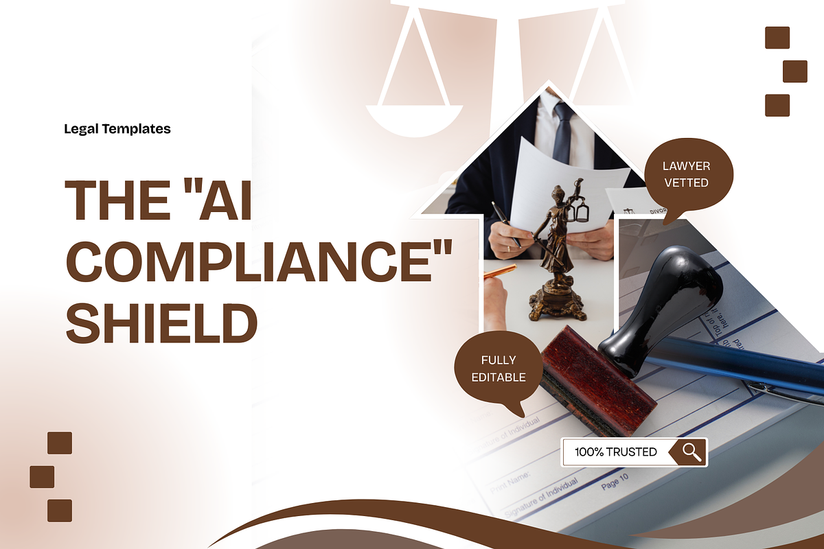 The AI Compliance Shield, a Stationery Template by Premium Digital Templates (Photo 2 of 2)