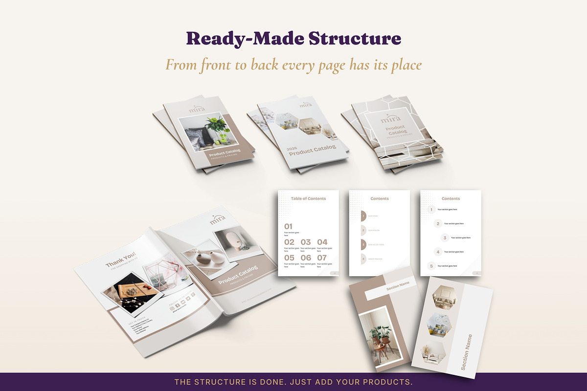 Product Catalog Line Sheet 3 Packs, a Magazine Template by B2 Studio (Photo 6 of 18)
