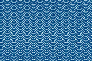 vector of japanese wave pattern