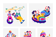 Amusement Park Illustrations, a Duotone Icon by Prosymbols (Thumbnail 7 of 8)