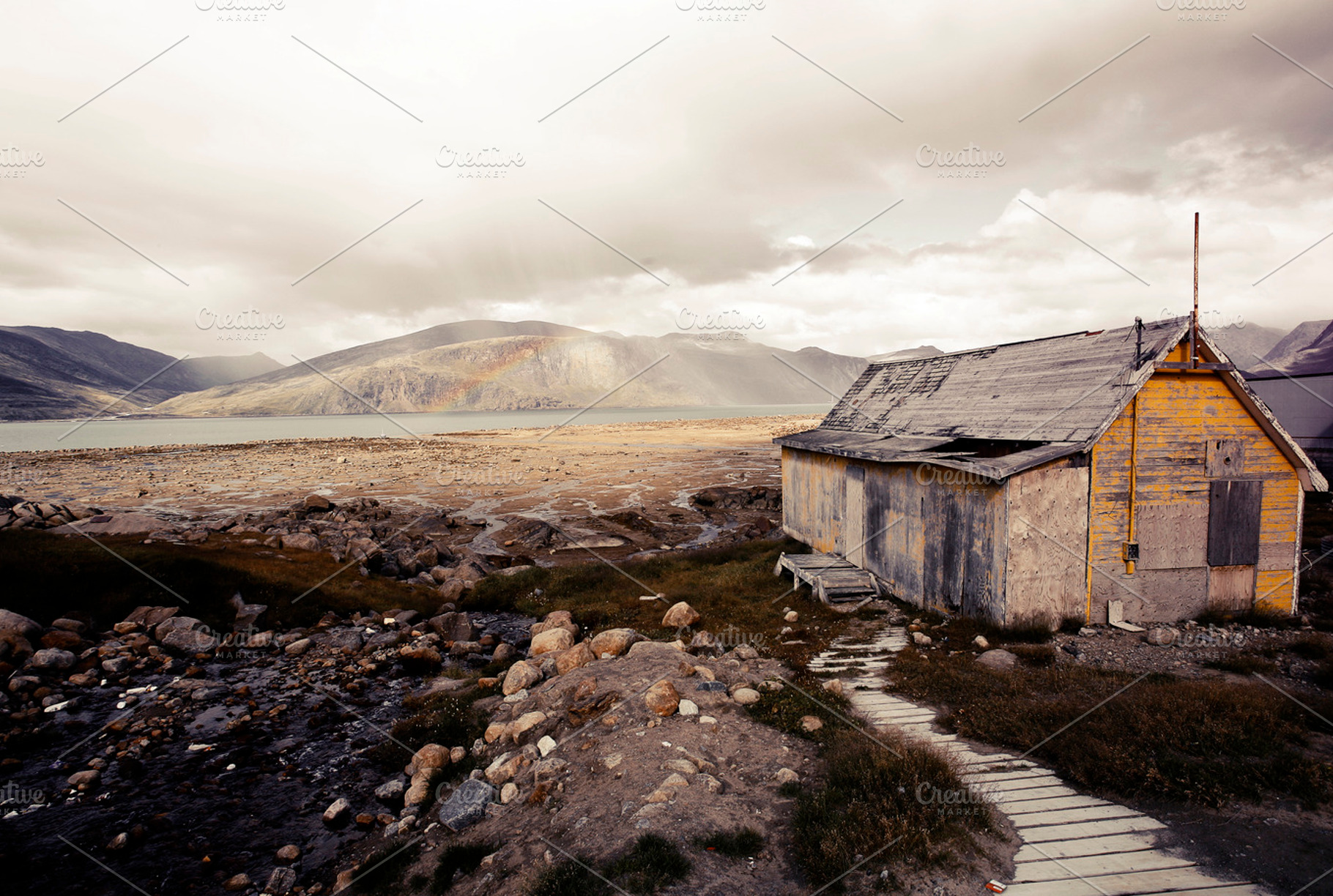 Arctic Fishing Shed.