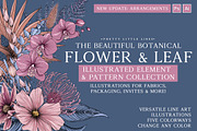Ultimate Flower & Leaf Collection, an Object Graphic by Pretty Little Lines (Thumbnail 4 of 47)