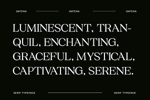 Gatena Serif Modern