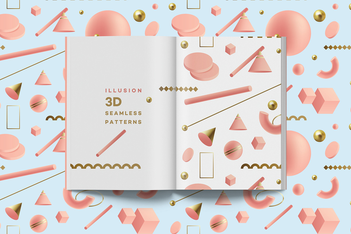 Illusion- 3D Geometric Objects, an Object Graphic by Polar Vectors (Photo 7 of 21)