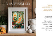Forest Friends Botanicals Card Set, an Animal Illustration by The Dutch Lady Designs (Thumbnail 7 of 7)