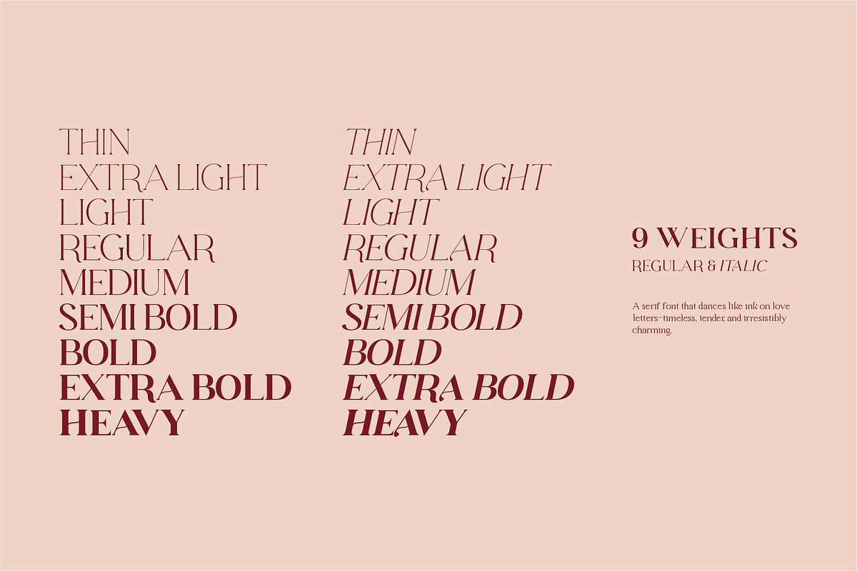 Edensor Pro – Romantic Luxury Serif, a Serif Font by FactoryType Studio (Photo 2 of 12)