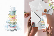 Watercolor postcards, a Food Illustration by Mimomy (Thumbnail 4 of 11)