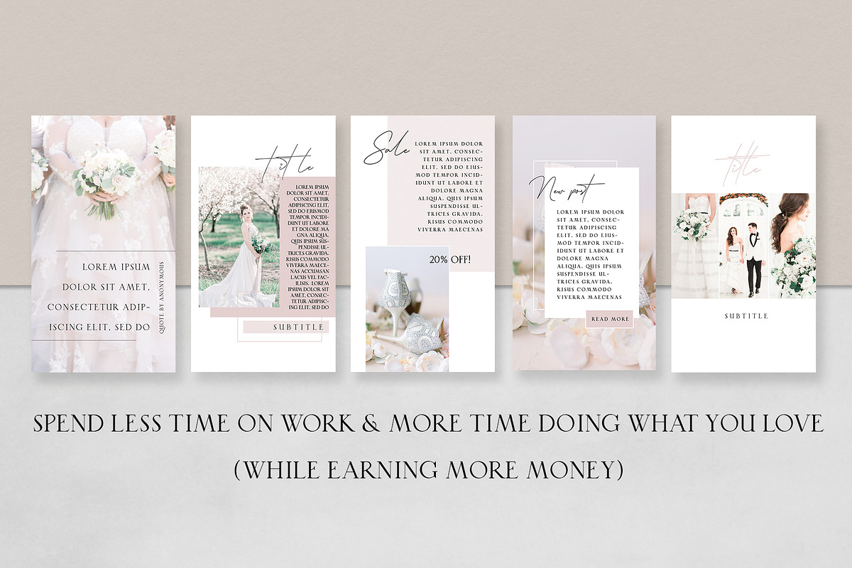 18 Instagram Templates for Creatives, a Social Media Template by CreativeMavenCo. (Photo 3 of 8)