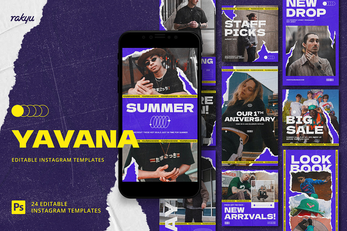 Yavana - Instagram Templates, a Social Media Template by Rakyu (Photo 1 of 7)