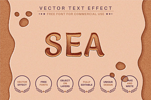 Sand - Editable Text Effect