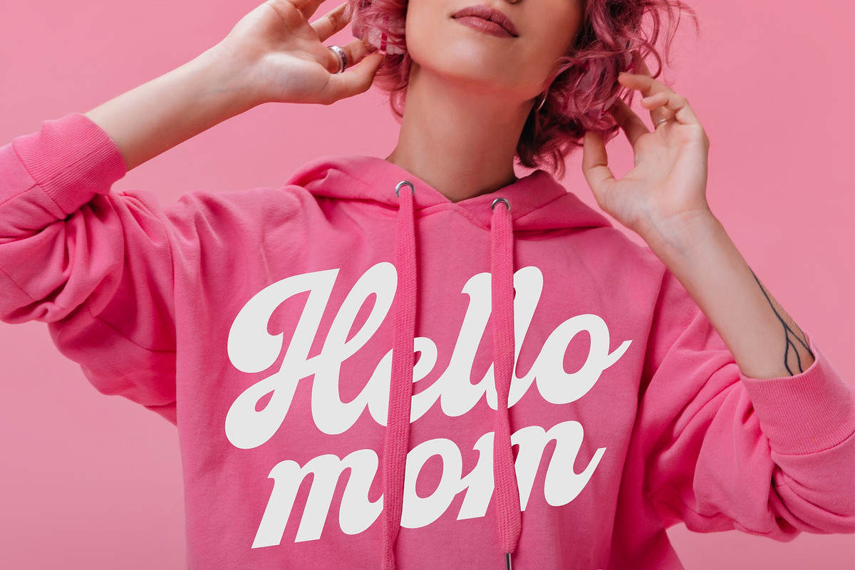 Vintage Mother - Retro Script Font, a Script Font by Keithzo (Photo 2 of 8)