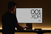 Desktop Computer Mockup Set Dark, a Device Mockup by Croma Studio (Thumbnail 4 of 7)