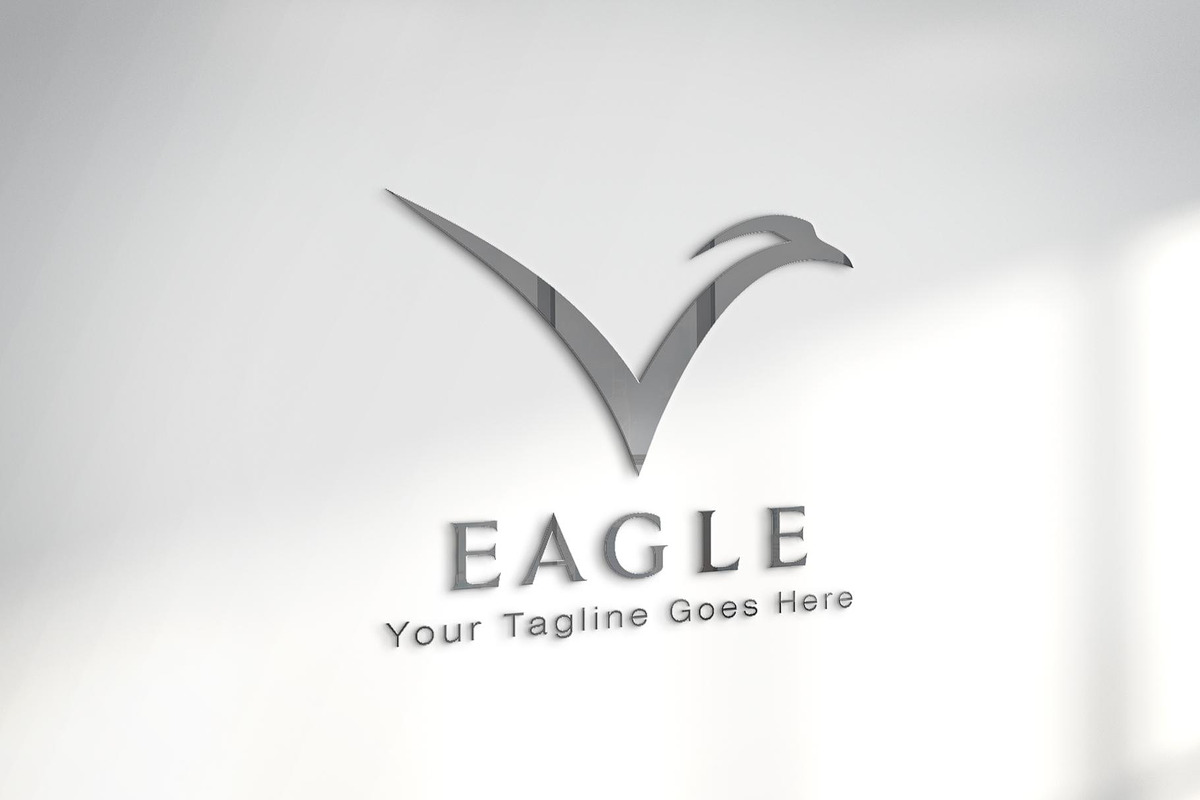 Minimalist Eagle Logo Design, a Branding & Logo Template by YUDesignStore (Photo 4 of 11)
