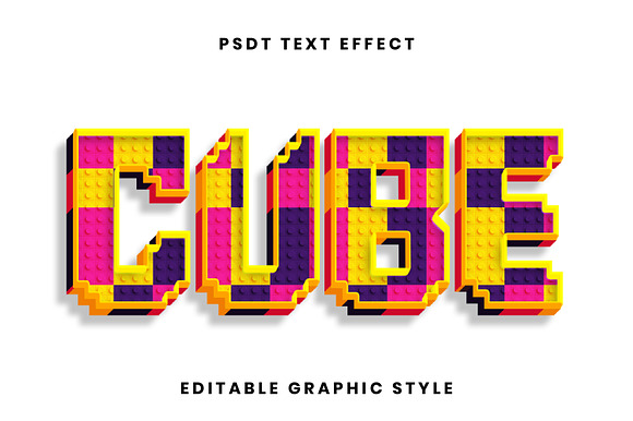 Blocks 3D Text Effect preview 2
