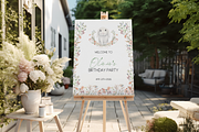 Easter First Birthday Welcome Sign, an Invitation Template by Digital_Mind (Thumbnail 5 of 5)