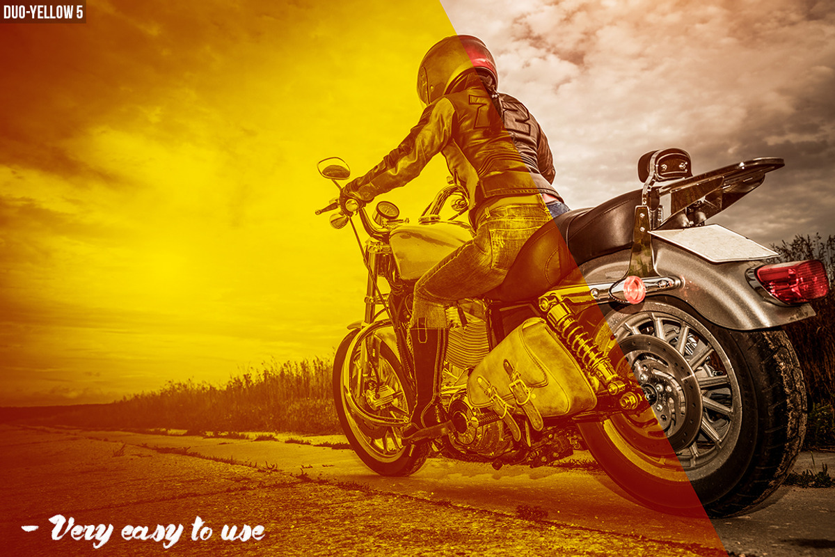 Duo-Yellow Duotone Photoshop Action, an Action Add-On by Claudiu Gabriel (Photo 3 of 6)