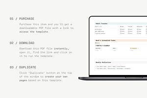 Lifestyle Planner / Notion Template