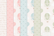 Pastel Hot Air Balloons, an Illustration by Amanda Ilkov (Thumbnail 5 of 5)