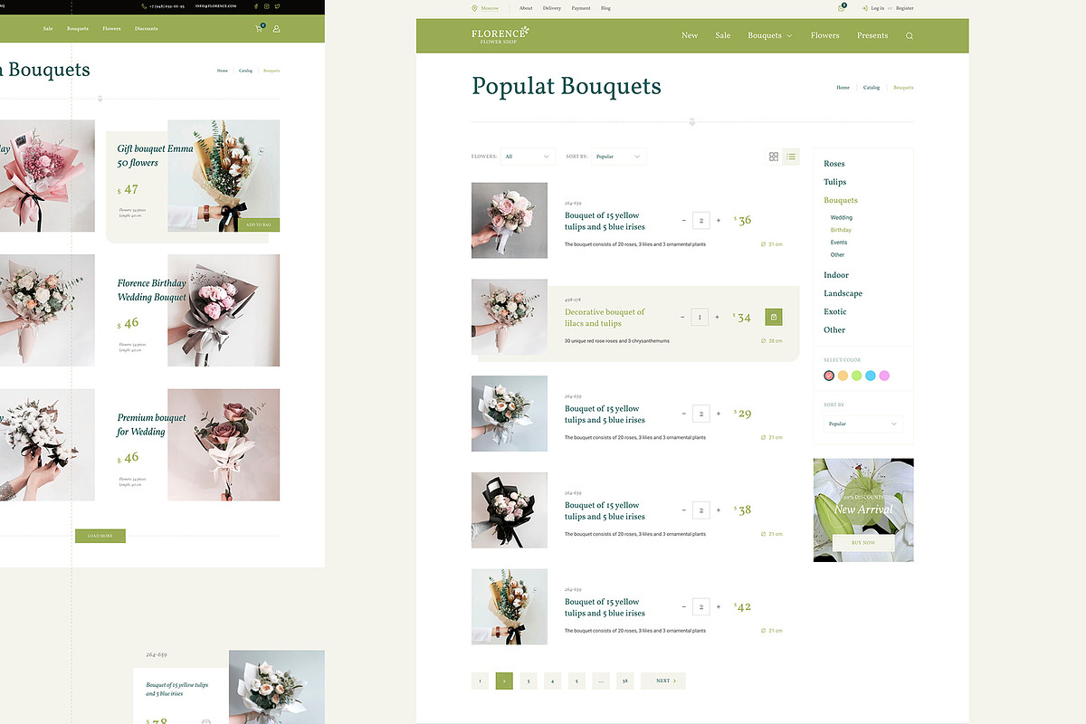 Florence - eCommerce Web UI Kit, an UI Kit Template by Creatoly (Photo 15 of 16)
