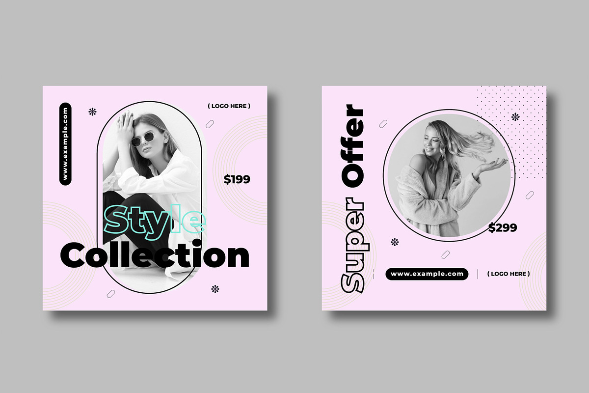 Modern Fashion Social Media Template, a Social Media Template by MightyDesign (Photo 4 of 8)