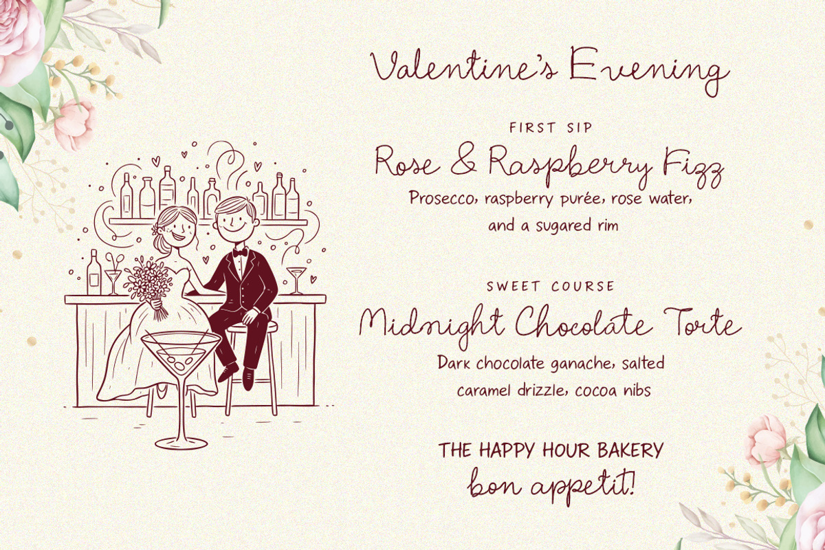 Oh Sweetheart Handwritten Font Duo, a Handwritten Font by SNIPESCIENTIST (Photo 3 of 27)