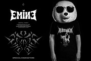 Emine Metal font (Mayhem), a Blackletter Font by Rvq Type Foundry (Thumbnail 5 of 6)