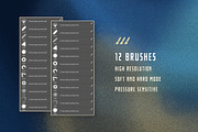 Grain Background Photoshop Brushes, a Brush Add-On by Andrew Skoch Design (Thumbnail 5 of 7)