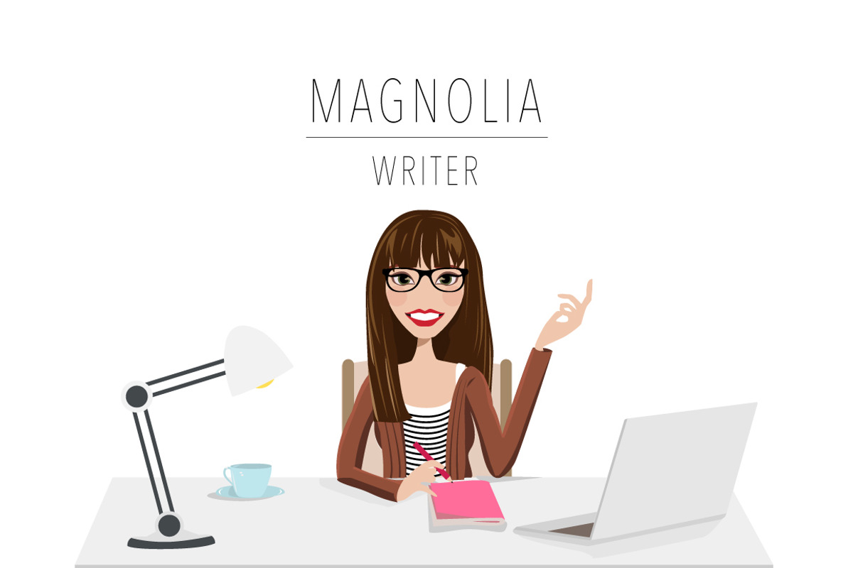 Writer / Blogger Portrait Creator, a Person Illustration by Lauren Lesley Studio (Photo 17 of 33)
