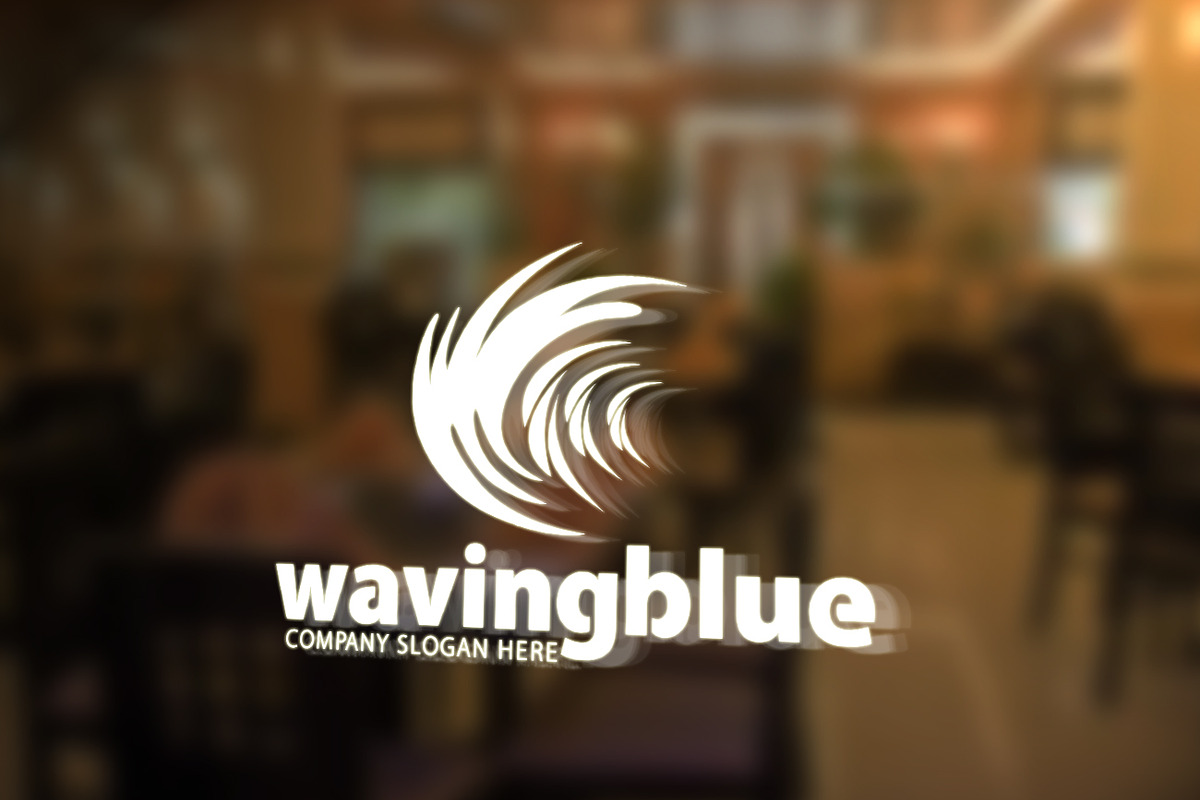 Waving Blue Logo, a Branding & Logo Template by Creative Dezing (Photo 4 of 4)