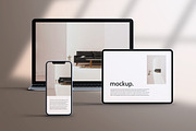 Responsive Multi Devices Mockup Kit, a Product Mockup by mocko (Thumbnail 6 of 13)