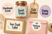 Funique – Handwritten Display Font, a Handwritten Font by Wow Magic (Thumbnail 2 of 5)