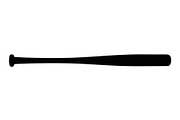 Baseball Bat Silhouette Vector Bundl, an Illustration by Creativeshirt (Thumbnail 28 of 51)