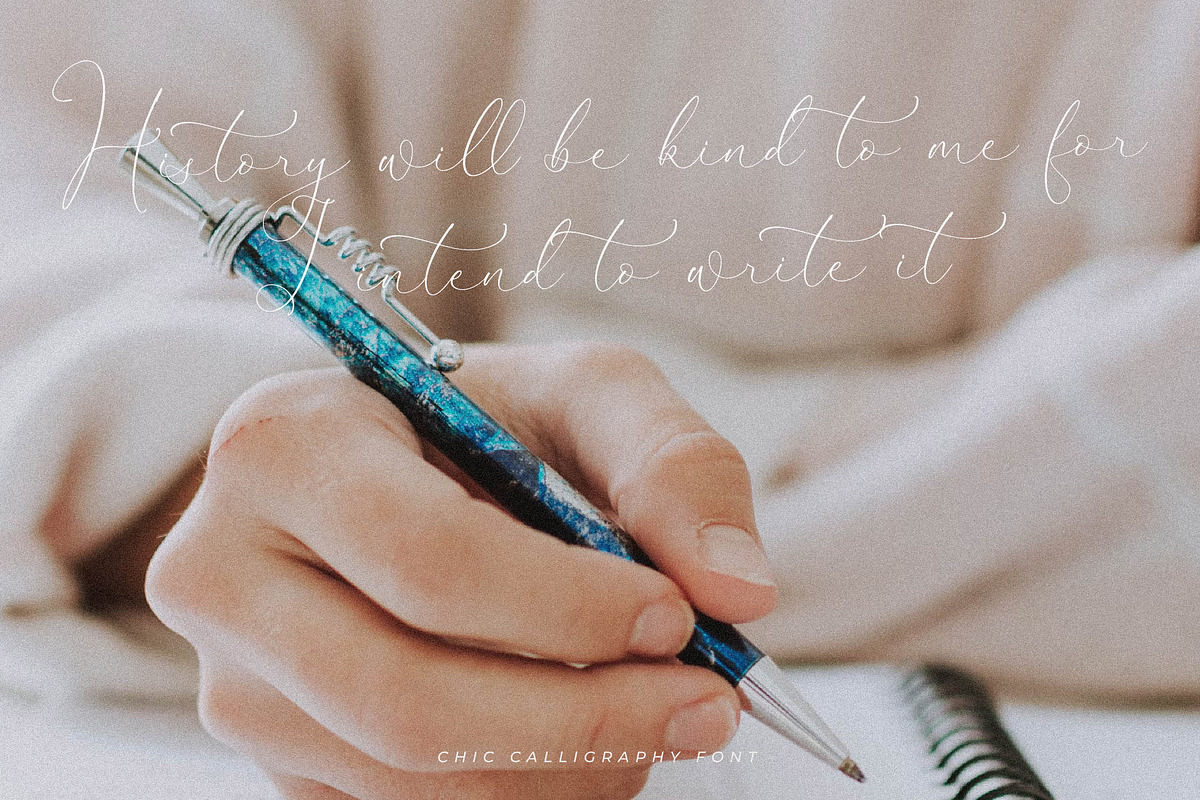 Senorytta Chic Calligraphy Font, a Script Font by Storytype Studio (Photo 3 of 15)